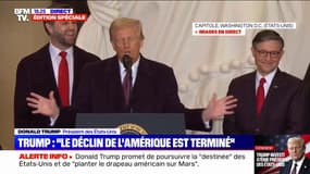 "Mes actions vont être très rapides sur les otages du 6 janvier": Donald Trump évoque les émeutiers du Capitole condamnés par la justice américaine
