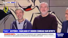 "L'Iris blanc": Fabcaro et Didier Conrad, les auteurs du 40e album d'Astérix, invités de BFMTV