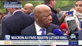 John Lewis: "Macron se bat pour la même société que celle voulue par Martin Luther King"
