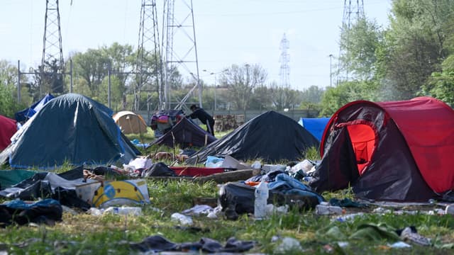 Un camp de migrants à Grande-Synthe. (Photo d'illustration)
