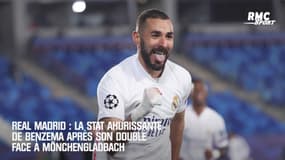 Real Madrid : La statistique affolante de Benzema après son doublé face à Mönchengladbach