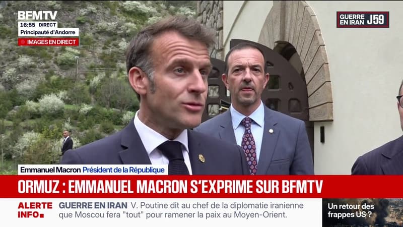 Détroit d'Ormuz: "Les réponses ne sont pas bonnes", regrette Emmanuel Macron