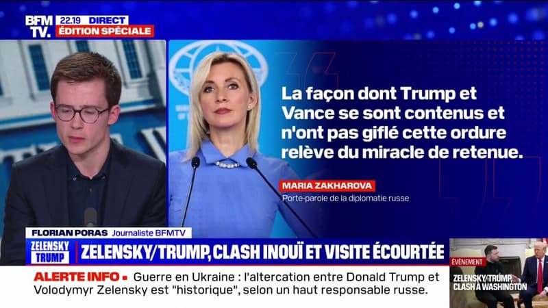 Rencontre glaciale Trump-Zelensky: les réactions européennes, américaines et russes