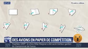 Des avions de compétition en papier