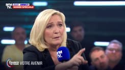 Pour Marine Le Pen, l'éolien offshore a "des conséquences qui sont très négatives"