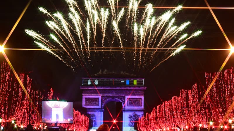 L'Arc de Triomphe, le 31 décembre 2019.