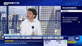 Bullshitomètre : "Le resserrement des taux français et italien est inquiétant" - FAUX répond Thibault Prébay - 02/07
