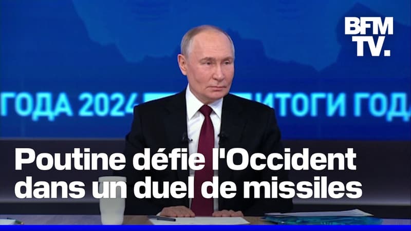 Poutine défi l'Occident et les États-Unis dans un duel de missile