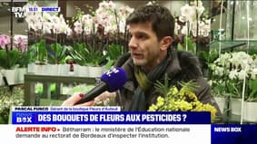 "Nous avons toujours connu": Ce fleuriste Ile -de -France prétend sensibiliser à ses employés pour éviter d'être trop exposé aux résidus de pesticides présents sur certaines fleurs 