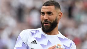 Karim Benzema avec le Real Madrid, le 31 juillet 2022