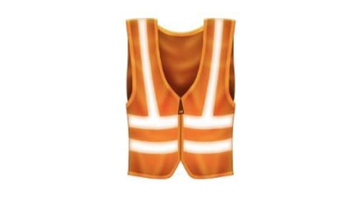 Une autre version du gilet de sécurité. 