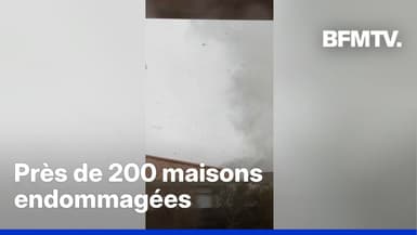  Une tornade a frappé la ville de Mios, en Gironde 