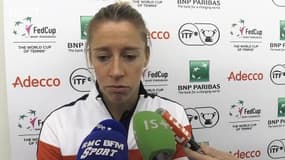 Fed Cup - Parmentier : "On n'a pas à rougir"