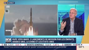 Les Émirats arabes unis lancent leur première sonde vers Mars et "des scientifiques français participent à la mission", indique le président du Centre national d'études spatiales