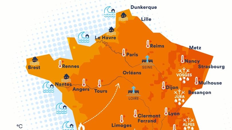 Les impacts du changement climatique sur la France d'ici 2050 Les impacts du changement climatique sur la France d'ici 2050
