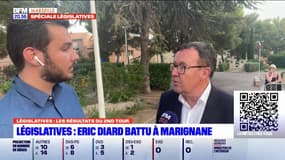 Éric Diard, candidat (LR) battu dans la 12e circonscription des Bouches-du-Rhône, évoque "un sentiment de regret"