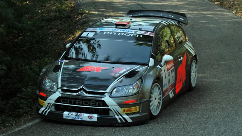 La voiture de Robert Kubica lors du rallye du Var, le 24 novembre