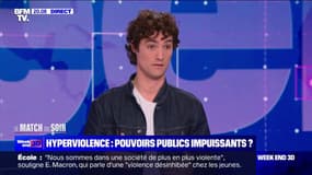 LE MATCH DU SOIR - Violence chez les jeunes: "Il faut traiter ces adolescents comme des entités particulières et cette violence à la hauteur de ce qu'elle est", pour Pablo Pillaud-Vivien