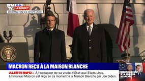 La Marseillaise retentit à la Maison Blanche à l'occasion de la visite d'État d'Emmanuel Macron à Washington