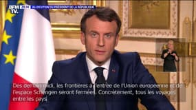 Emmanuel Macron: "Les frontières à l’entrée de l’Union européenne et de l’espace Schengen seront fermées"