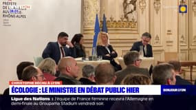 Le ministre de la Transition écologique a tenu un débat public ce jeudi à Lyon