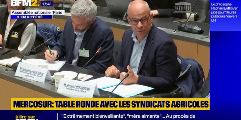 "Ce qu'on attend des parlementaires français c'est de se mobiliser", estime le président de la FNSEA à propos du Mercosur