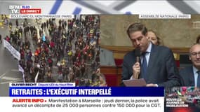 Olivier Becht (UDI), interpelle Édouard Philippe sur la mobilisation contre la réforme des retraites et l'appelle à "écouter le peuple silencieux"
