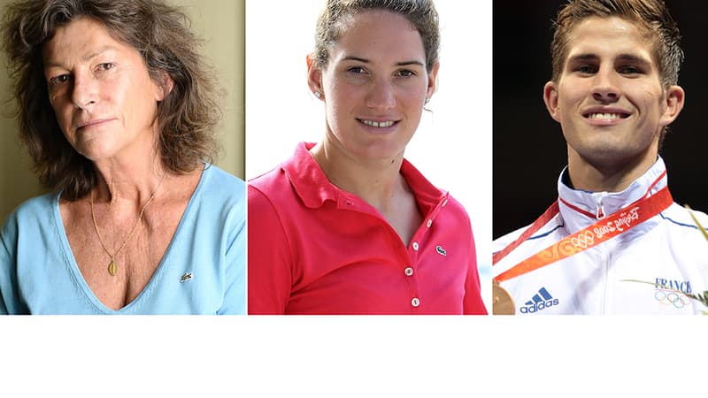 Florence Arthaud, Camille Muffat et Alexis Vastine