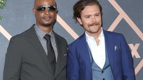 Les acteurs de la série "L'arme fatale", Damon Wayans et Clayne Crawford.