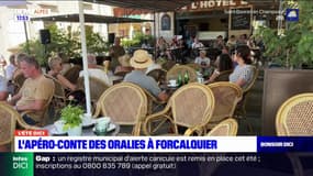 L'été dici depuis "l'apéro contes" des Oralies à Forcalquier 