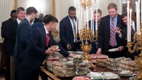 Les joueurs de Clemson à la Maison Blanche