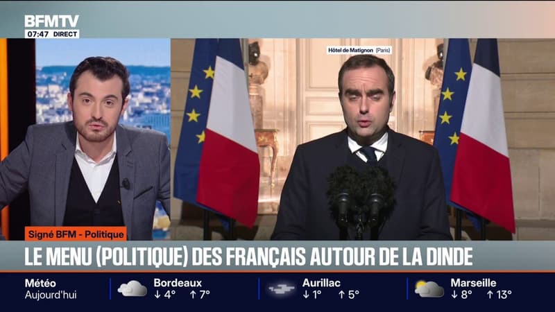 SIGNÃ‰ BFM - Le menu politique des FranÃ§ais autour de la dinde