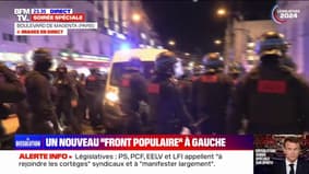 Paris: des interpellations dans la manifestation à proximité du QG des Écologistes 