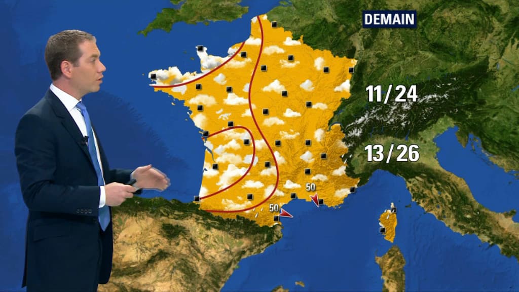 Météo de mardi. Météo de mardi.