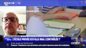 Écoles privées: "Il y a un contrôle régulier des rectorats", explique le secrétaire général du Syndicat National de l'Enseignement Chrétien