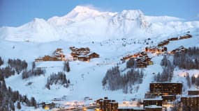 Vue d'ensemble de la station de ski de La Plagne, où s'est déroulé le drame.