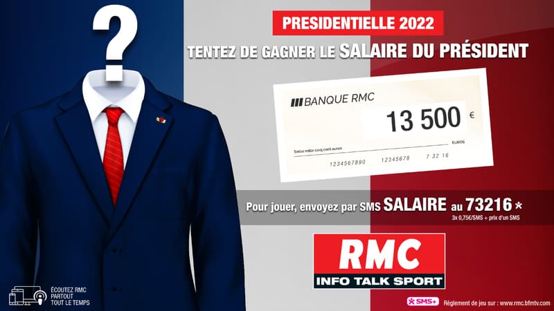 Gagnez le salaire du président en écoutant RMC