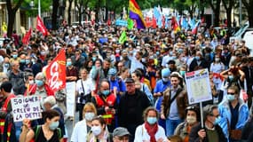 Manifestation de personnels soignants à Bordeaux le 16 juin 2020