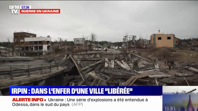 Guerre en Ukraine: à Irpin, dans l'enfer d'une ville 