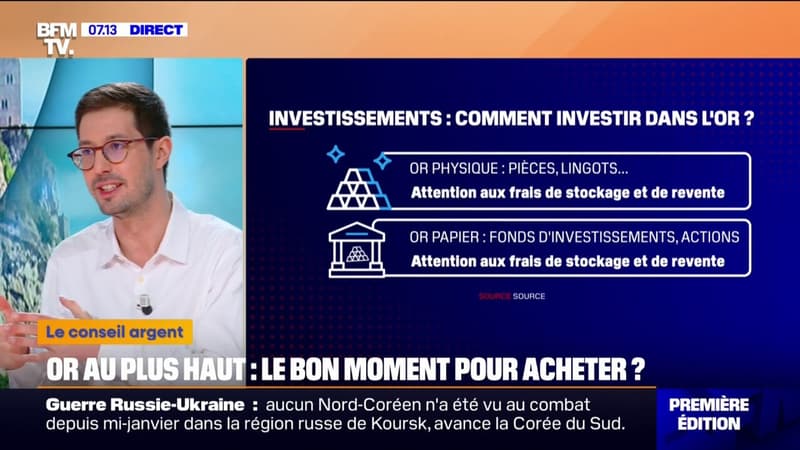 L'or au plus haut et devrait continuer d'augmenter, le bon moment pour acheter ?