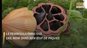  Le Peninsula Paris ose l'ail noir dans son œuf de Pâques  