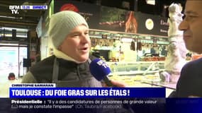 Toulouse: du foie gras sur les étals à une semaine du réveillon de Noël