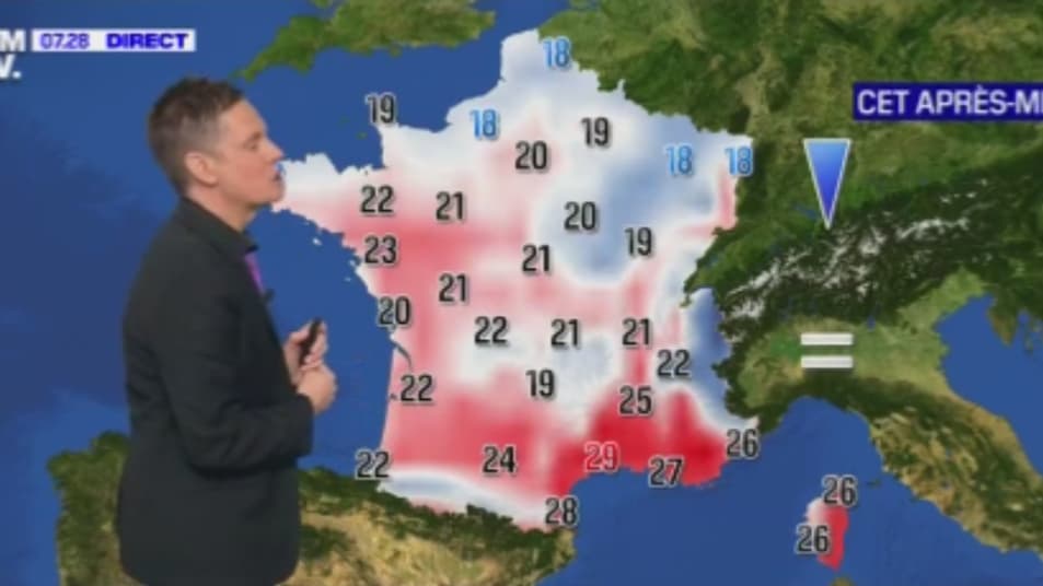Les températures pour ce samedi Les températures pour ce samedi
