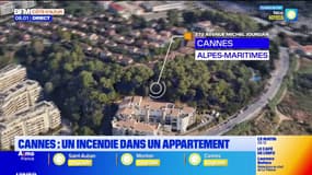 Cannes : un incendie dans un appartement, 20 personnes évacuées, 1 victime légère