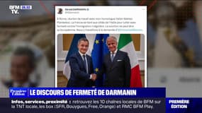 ÉDITO - Immigration: en Italie, "Gérald Darmanin joue sa crédibilité pour la suite"