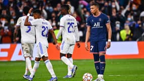 Kylian Mbappé lors du match de Ligue des champions entre le Real Madrid et le PSG, le 09/03/2022