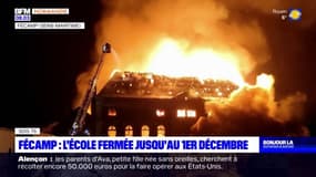 Incendie à Fécamp: l'école Jean-Macé fermée jusqu'au 1er décembre
