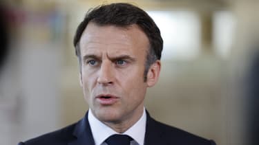 Emmanuel Macron à Hiroshima le 21 mai 2023, lors du sommet du G7.