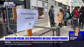 Vaulx-en-Velin : les épreuves du bac maintenues