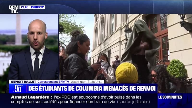 Manifestation propalestinienne à Columbia: l&#039;université américaine menace de &quot;renvoi&quot; les élèves qui occupent le campus